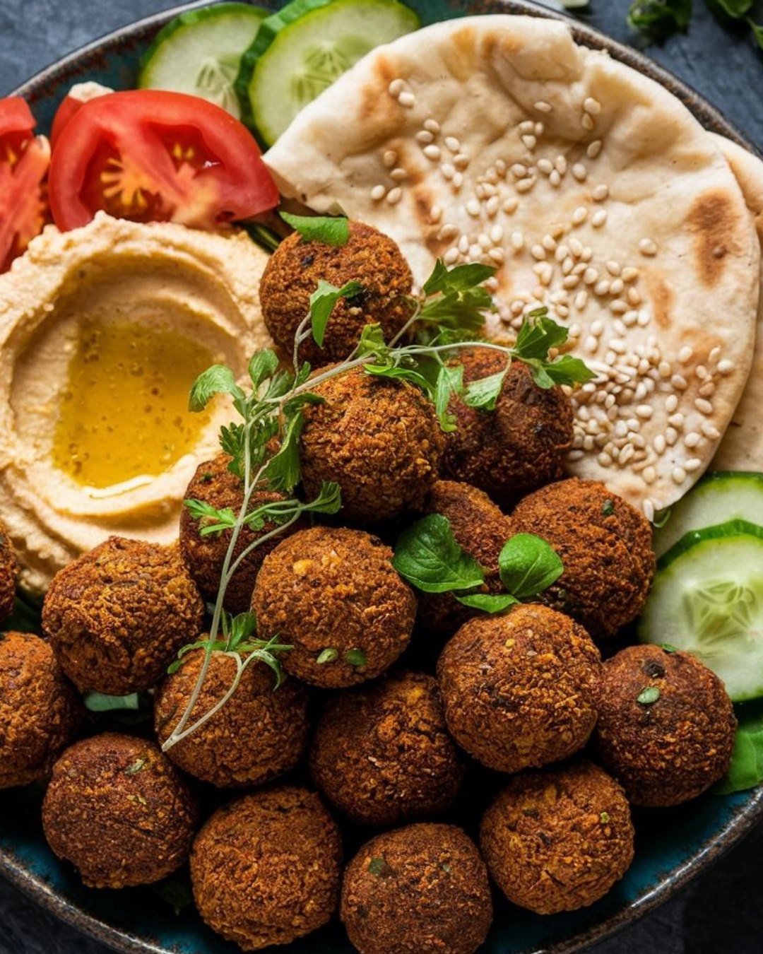 :  🧆 فلافل شامية على أصولها.. القرمشة اللي بتجمعنا! 🌙